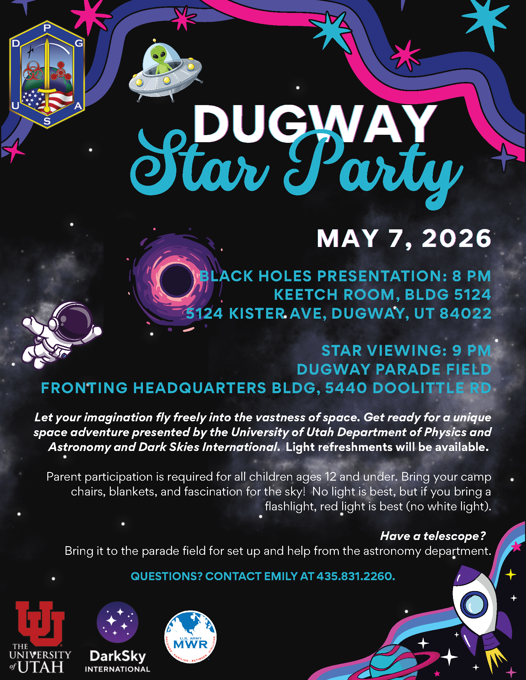 Dugway Star Party Flyer