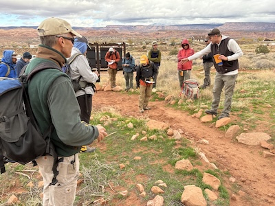Picture of adults learning how to maintain trails
